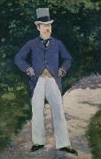 Edouard Manet Portrait of Monsieur Brun oil on canvas